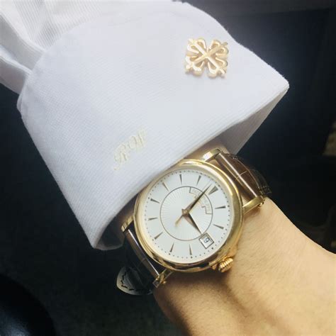 patek calatrava cufflinks.